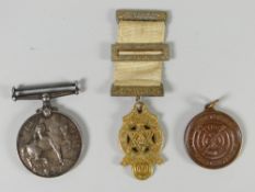 A 1914-1918 medal for Private Hempsey, a Masonic medal ETC Condition reports provided on request