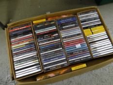 Box of various pop artist CDs Condition reports provided on request by email for this auction