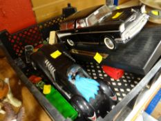 A Corgi DC Comics bat mobile & sundry diecast toy vehicles Condition reports provided on request