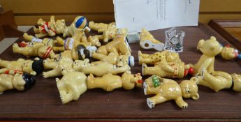 A collection of Danbury Mint collector's teddy bears Condition reports provided on request by