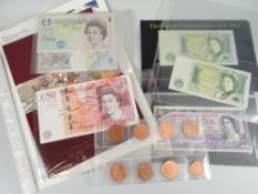 Parcel of bank notes including a £50 note Condition reports provided on request by email for this