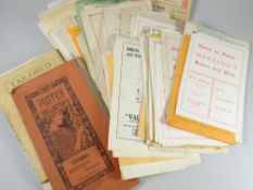 A very interesting collection of mainly 1950s local rugby union programmes, many for Penarth Rugby