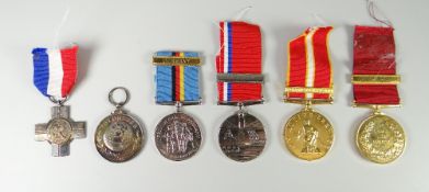Six medals relating to K H Owens First Battalion Welsh Guards & with two silver Condition reports
