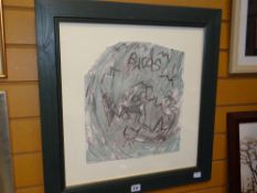 DAVID BURTON-RICHARDSON mixed media - entitled 'Bird Around a Dead Sheep' Condition reports provided