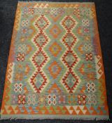 A Chobi Kelim rug, 140 x 105cms Condition reports provided on request by email for this auction