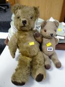 Two good vintage teddy bears Condition reports provided on request by email for this auction