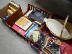 Small parcel of Vogue & Harper's Bazaar magazines from the 60s & 70s, fashion reference books,