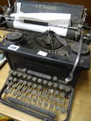 A vintage LC Smith & Corona typewriter Condition reports provided on request by email for this