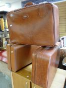 Three vintage suitcases to include Antler, Carry Lite and Revelation (3) Condition reports