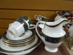 Small parcel of Royal Doulton 'Carlyle' patterned teaware Condition reports provided on request by