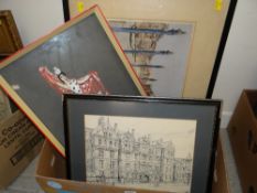 Three framed prints Condition reports provided on request by email for this auction otherwise