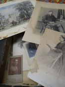 A parcel of ephemera including prints, old photographs ETC Condition reports provided on request