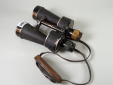 A pair of WWII German Kriegs Marine binoculars by Leitz (7 x 50) Condition reports provided on