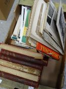 Collection of interesting black & white photographs, vintage volumes of the World of Adventure