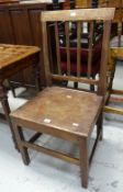 A single farmhouse chair Condition reports provided on request by email for this auction otherwise