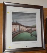 Framed limited edition (41/195) print by PAUL HORTON, entitled 'Onward and Upward' together with