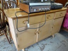 Ercol pale oak small sideboard Condition reports provided on request by email for this auction