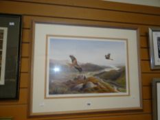 Artists proof red kites - Mawddach Estuary by P SNOW, signed Condition reports provided on request