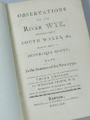 GILPIN, WILLIAM - Observations on the River Wye, 1792 Condition reports provided on request by email
