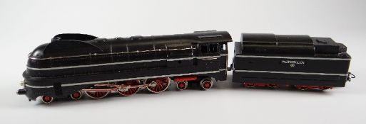 MARKLIN HO GAUGE GERMAN STREAMLINED 4-6-4 STEAM TENDER LOCOMOTIVE NUMBER SK 800 IN ORIGINAL BOX.