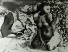 MICHAEL AYRTON (1921-1975) limited edition (21/75) etching & aquatint - entitled 'Demeter', circa