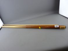 Two piece Riley snooker cue