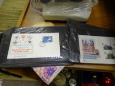 Album and loose sheets of commemorative and other first day cover stamps