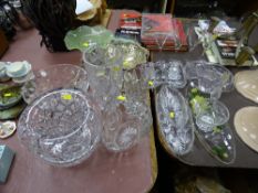 Parcel of quality glassware, electroplate items etc