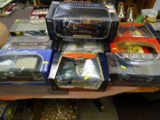 Quantity of Burago and other scale model diecast vehicles