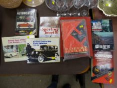 Quantity of vintage books - good motoring books and a quantity of war related titles