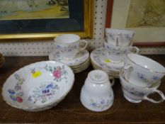 Parcel of Duchess 'Tranquillity' teaware and a Wedgwood 'Avebury' bowl