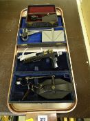Parcel of four boxed scientific instruments
