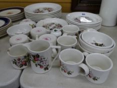 Parcel of Portmeirion pottery breakfast and dinnerware