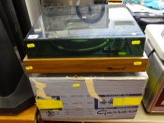 Boxed Garrard vintage turntable