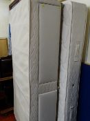 Single divan bed with mattress and headboard