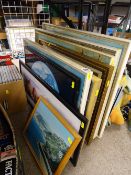 Very large parcel of paintings and prints