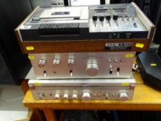 Stereo separates - Hitachi receiver, trio amp etc E/T