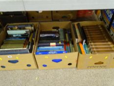 Three boxes of mixed books