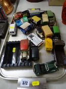 Tray of unboxed toy vehicles