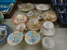 Two Famille Rose circular plates, quantity of Oriental patterned china etc