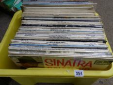 Tub of mixed LP records