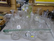 Good parcel of mixed cut and pressed glassware