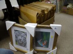 Quantity of as new boxed Franklin Mint type prints