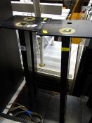 Pair of speaker stands, approx 600mm high