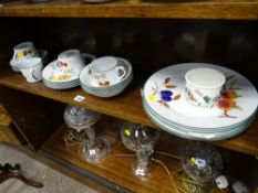 Quantity of Royal Worcester 'Evesham Vale' microwave and dishwasher safe porcelain, Portmeirion etc