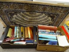 Two boxes of mixed books