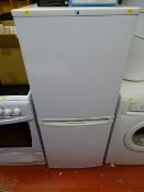 Upright Currys Essentials fridge with three drawer lower freezer compartment E/T