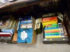 Three boxes of antique and other mainly reference books