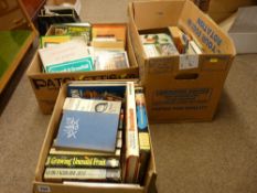 Three boxes of mixed books