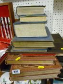 Three volumes 'The County Seats of Great Britain and Ireland', 'The Works of Robert Burns' and other